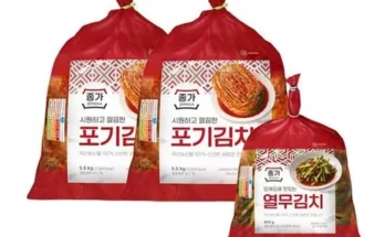 홈쇼핑에서 5분만에 품절된 중부식 포기김치 11kg  포기김치(중부식 900g 추천 리뷰