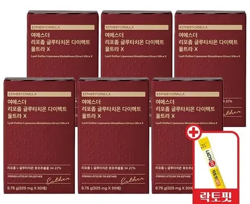 예술적인 여에스더 리포좀글루타치온 울트라X 6박스 리뷰